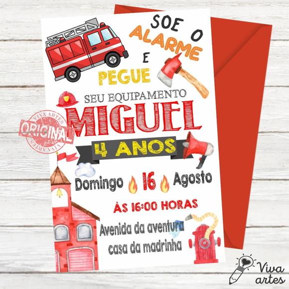 Convite Digital Bombeiros