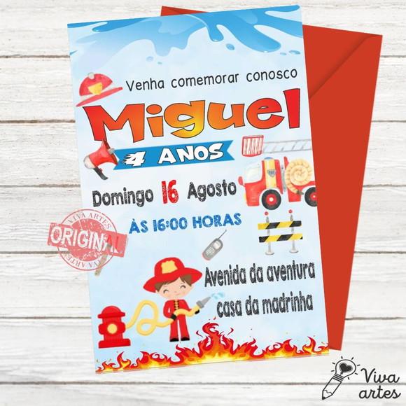 Convite Digital Bombeiros