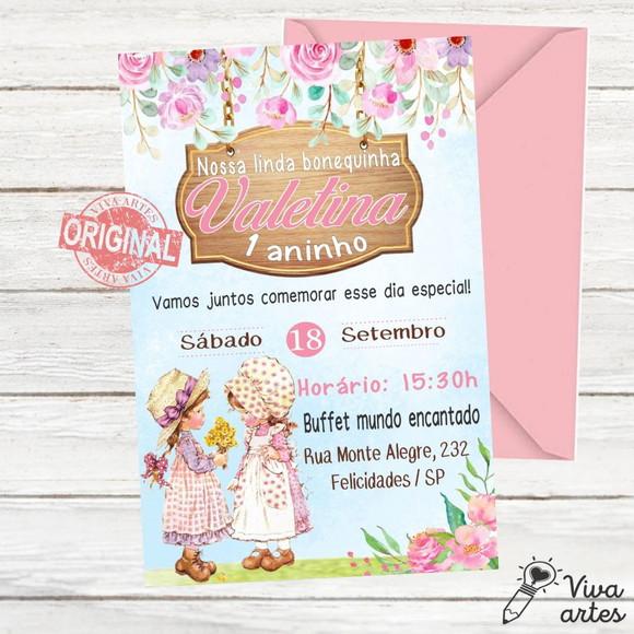 Convite Digital Casa de Boneca -sara Kay
