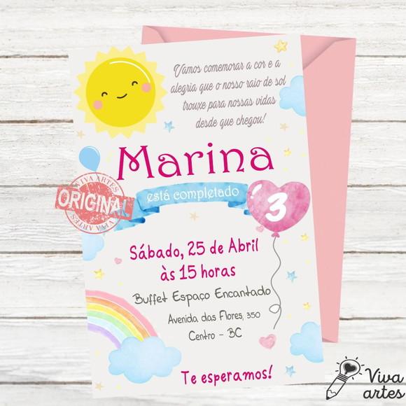 Convite Digital Chuva de Amor