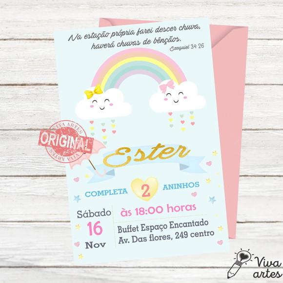 Convite Digital Chuva de Amor