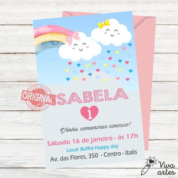 Convite Digital Chuva de Amor