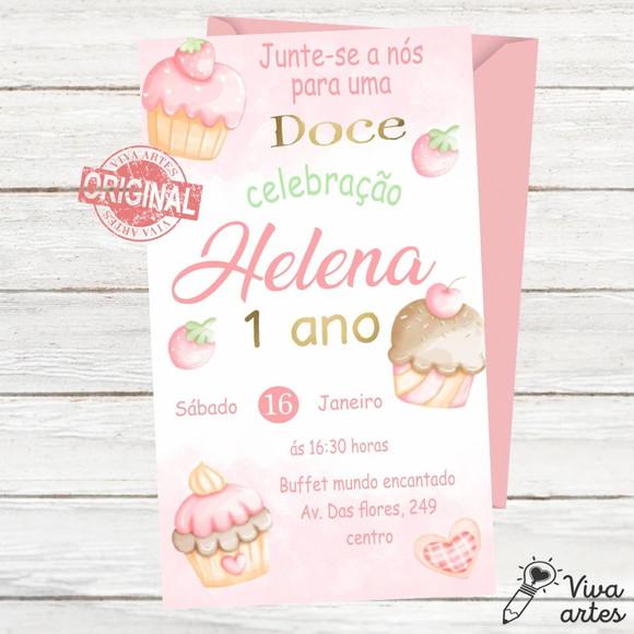 Convite Digital Confeitaria