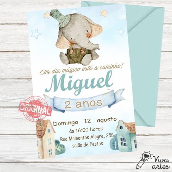 Convite Digital Elefante