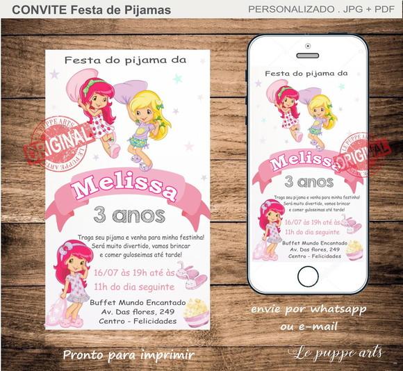 Convite Digital Festa do Pijama