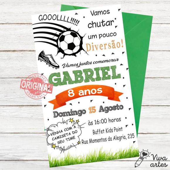 Convite Digital Futebol