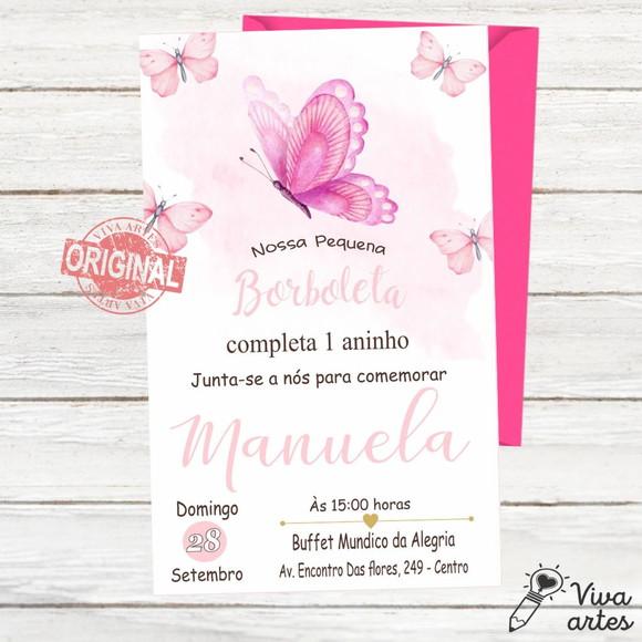 Convite Digital Jardim das Borboletas