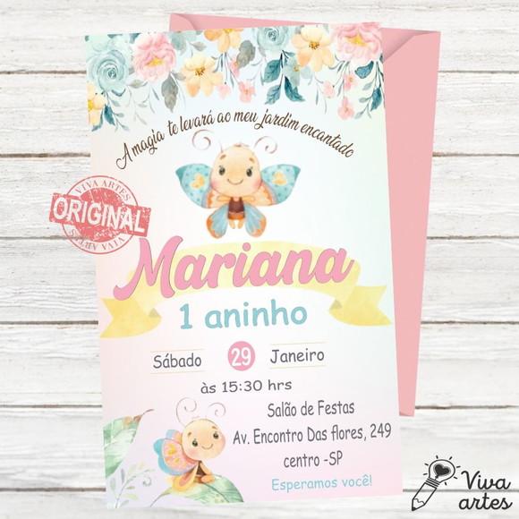 Convite Digital Jardim das Borboletas