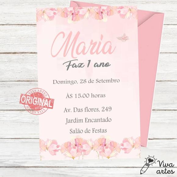 Convite Digital Jardim das Flores