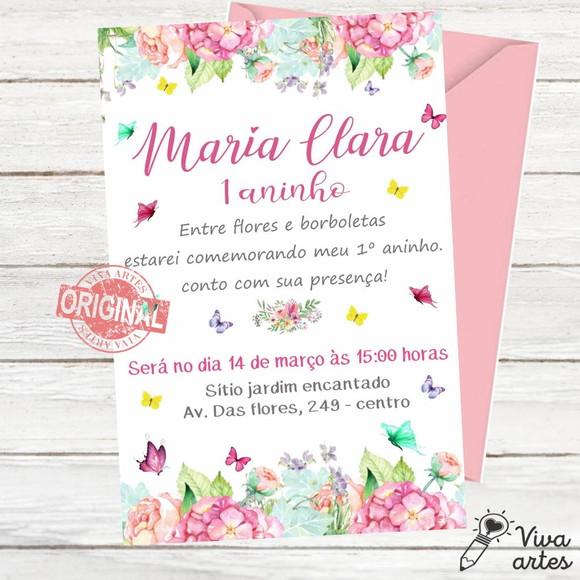 Convite Digital Jardim das Flores