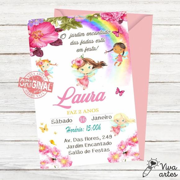 Convite Digital Jardim das Flores