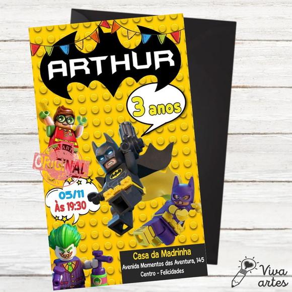 Convite Digital Lego Batman
