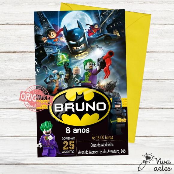 Convite Digital Lego Batman