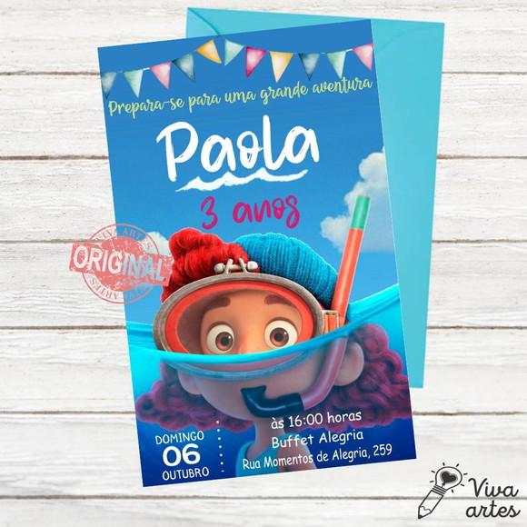 Convite Digital Luca Disney Menina