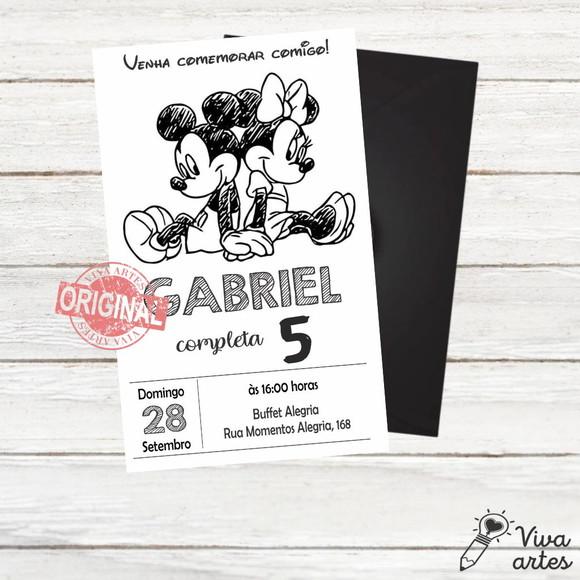 Convite Digital Mickey