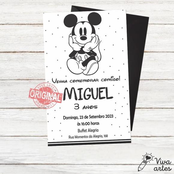 Convite Digital Mickey