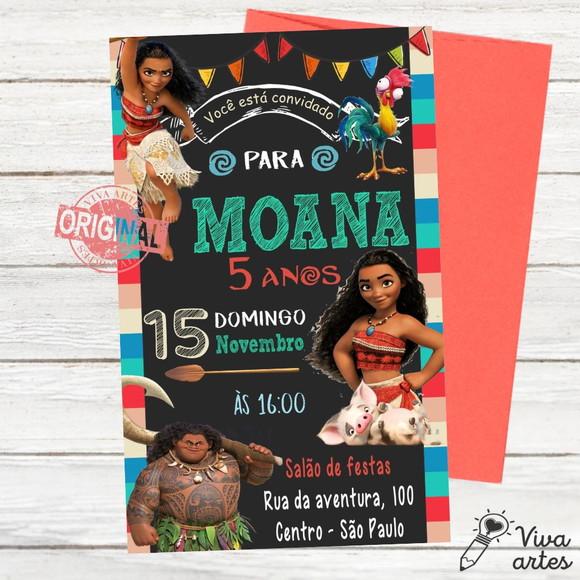 Convite Digital Moana