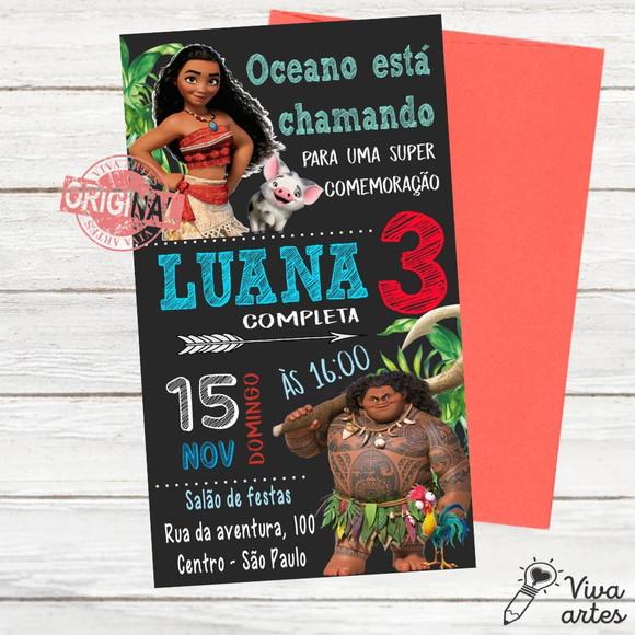 Convite Digital Moana