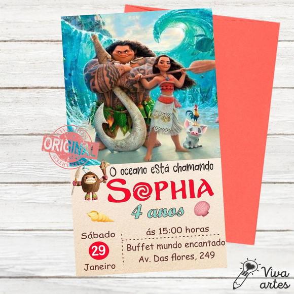 Convite Digital Moana