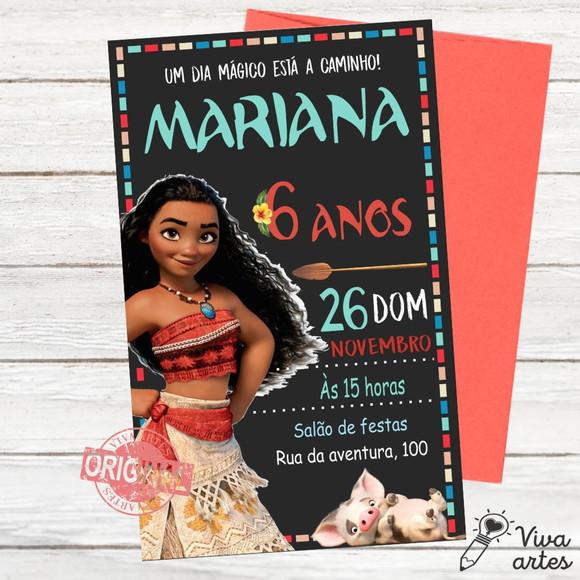 Convite Digital Moana