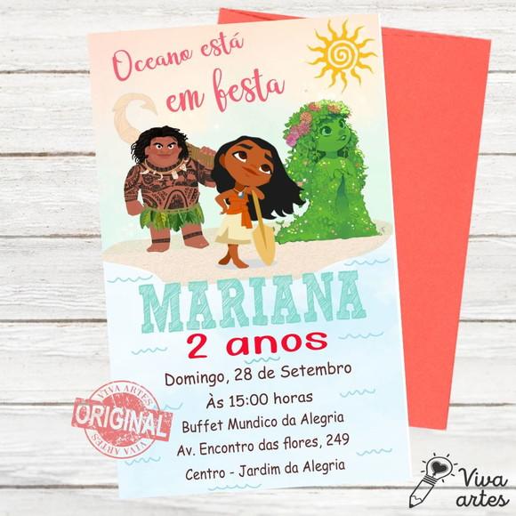 Convite Digital Moana