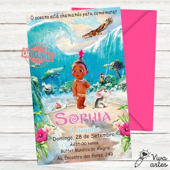 Convite Digital Moana