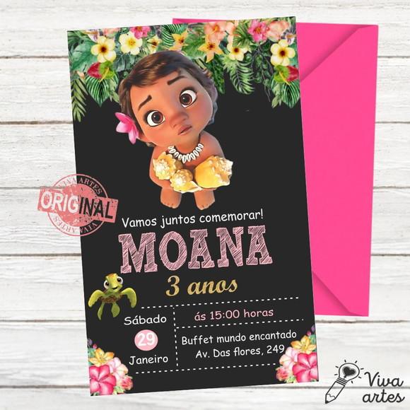 Convite Digital Moana