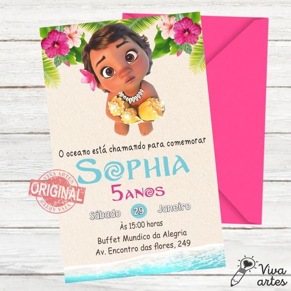 Convite Digital Moana