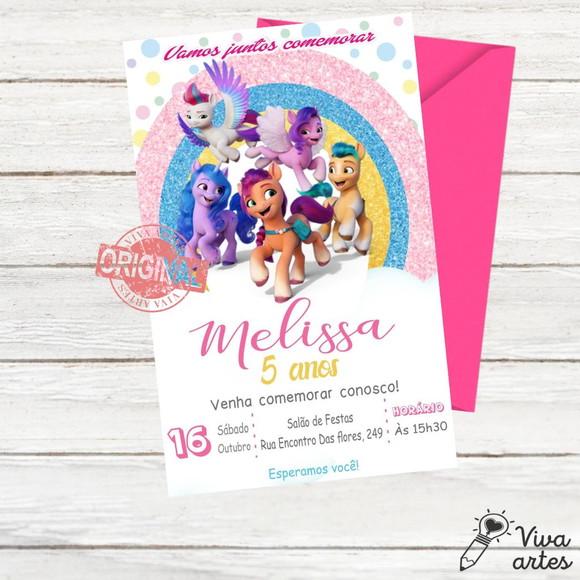 Convite Digital My Little Pony