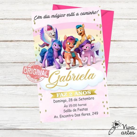 Convite Digital My Little Pony