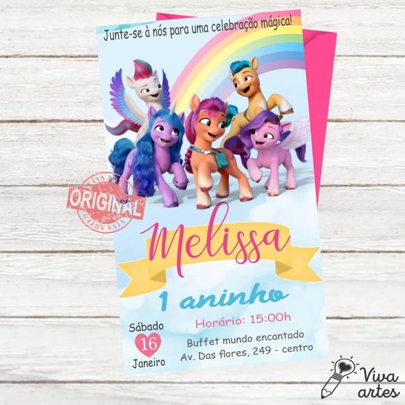 Convite Digital My Little Pony