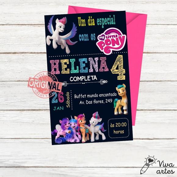 Convite Digital My Little Pony