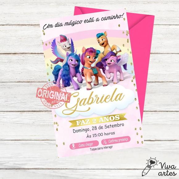 Convite Digital My Little Pony Interativo