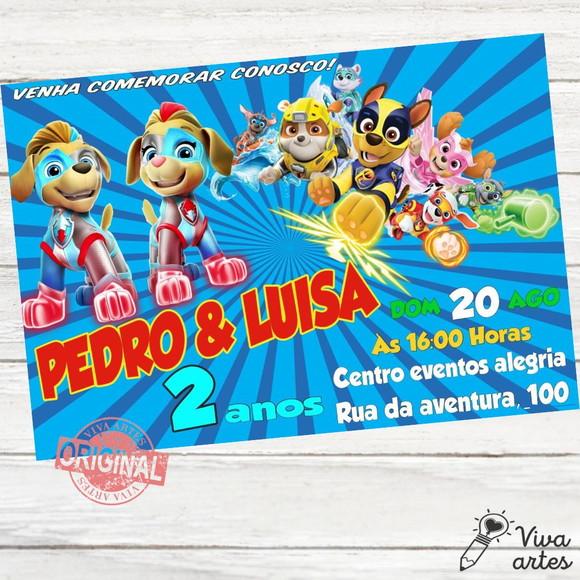 Convite Digital Patrulha Canina
