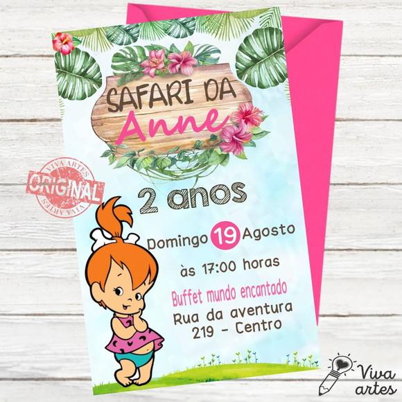 Convite Digital Pedrita e Bambam
