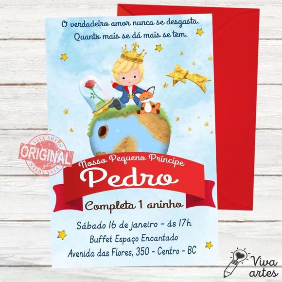 Convite Digital Pequeno Príncipe