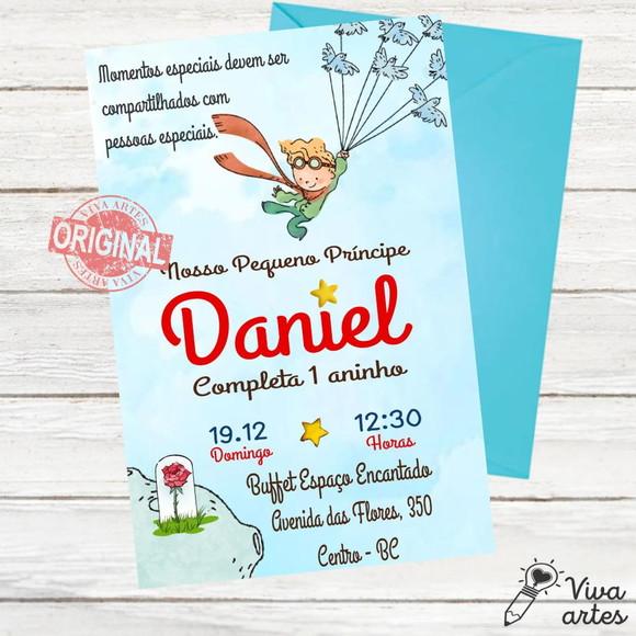 Convite Digital Pequeno Príncipe