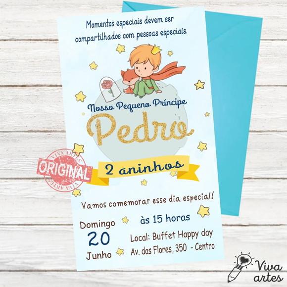 Convite Digital Pequeno Príncipe
