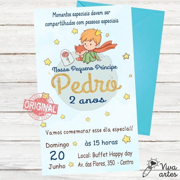 Convite Digital Pequeno Príncipe