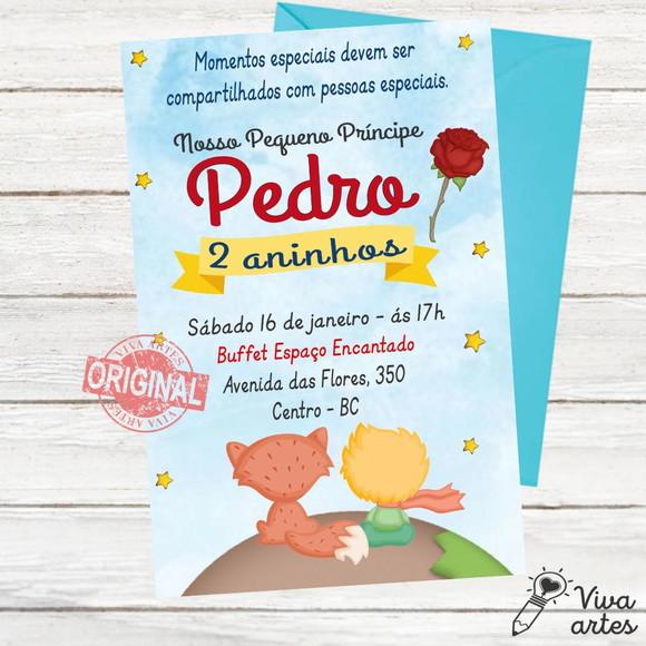 Convite Digital Pequeno Príncipe