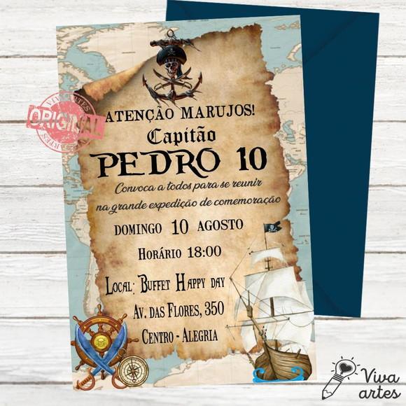 Convite Digital Piratas