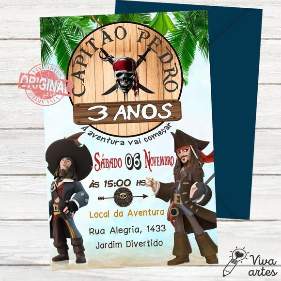 Convite Digital Piratas