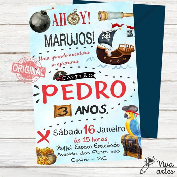 Convite Digital Piratas