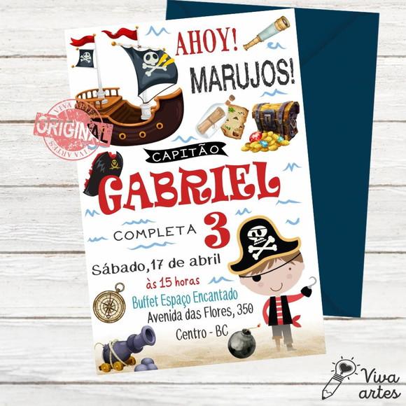Convite Digital Piratas