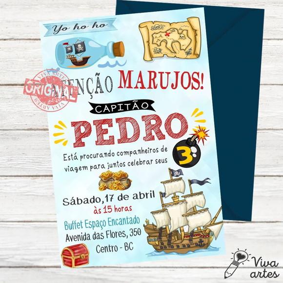 Convite Digital Piratas