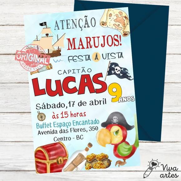 Convite Digital Piratas