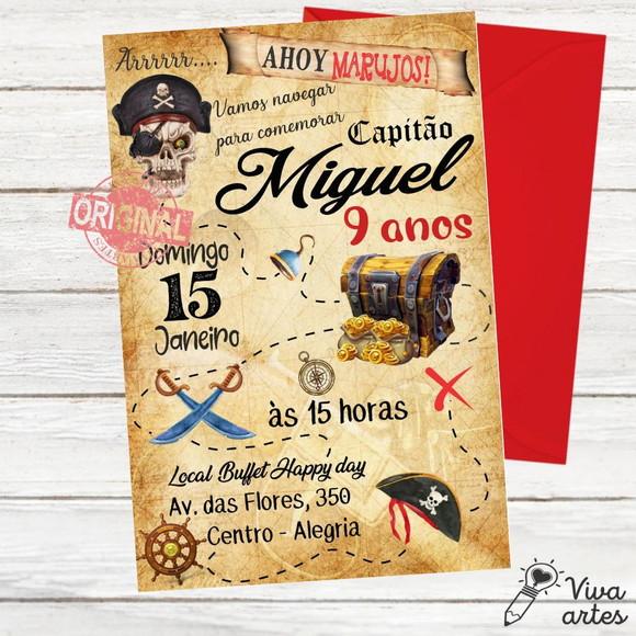 Convite Digital Piratas