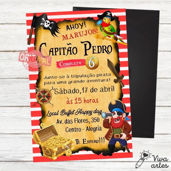 Convite Digital Piratas