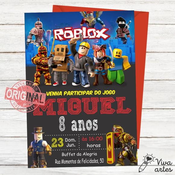 Convite Digital Roblox