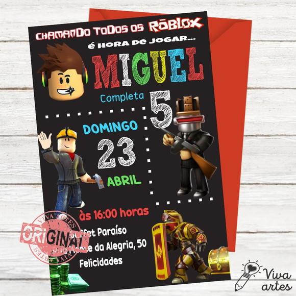 Convite Digital Roblox